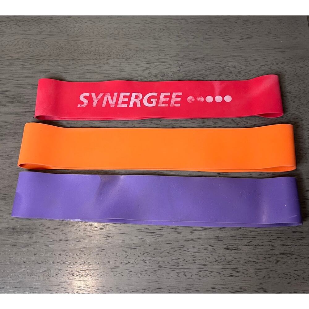 Set of 3 Resistance Bands for Exercise and Strength Training